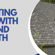 Tusing Builders image with the text "Protecting Homes with Style and Strength" promoting CertainTeed Shingles.